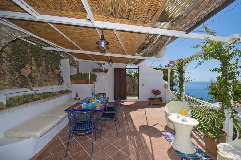 Casa Sunset Villa Praiano Bagian luar foto