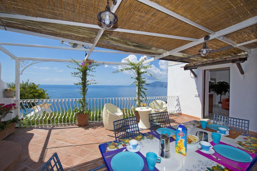 Casa Sunset Villa Praiano Bagian luar foto