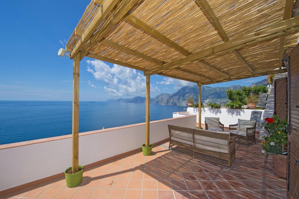 Casa Sunset Villa Praiano Bagian luar foto